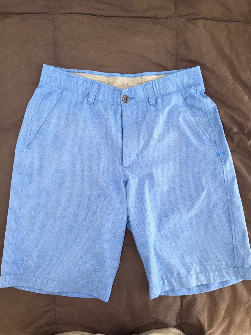 Men's Under Armour Light Blue Performance Golf Shorts